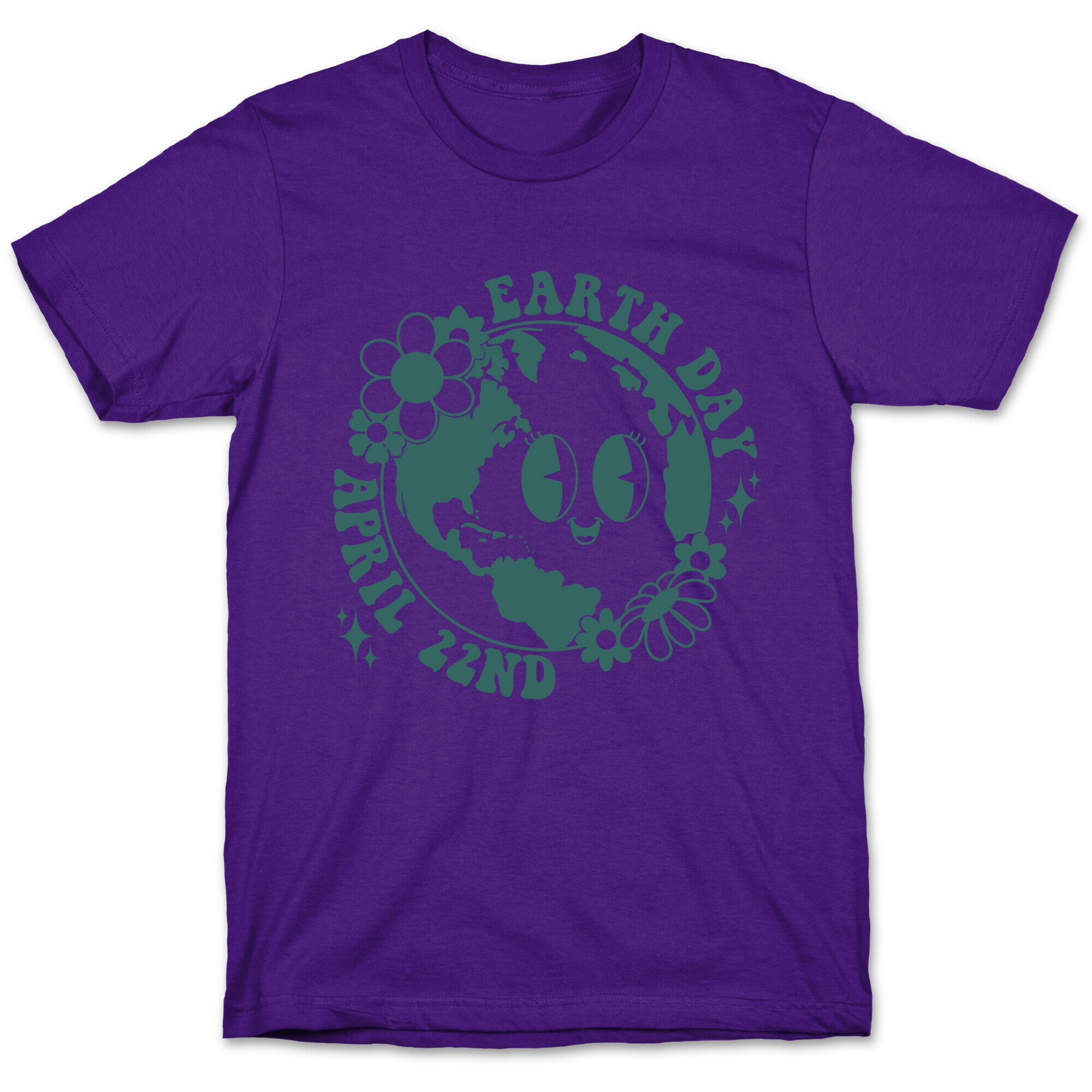 Earth Day Retro Cartoon T-Shirt